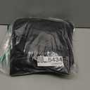 xxxiticat Women's Black Leather Jacket Long Sleeve Lapel Collar Windbreaker Double Breasted PU Leather Trench Blazer Coat (X-Large, Black)