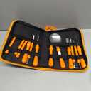 JOYIN 12 Pcs Halloween Pumpkin Carving Kit Tools, Professional Carving Set with Handbag, 12 Stainless Steel Double-sided Sculpting Tool for Kids DIY Jack-o-Lantern Party Decor Family Craft Supplies