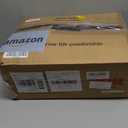 Narrow End Table with Charging Station, Narrow Side Table with 3 Fabric Drawers, Slim Nightstand with LED Light, Small Bedside Table with Storage, Living Room, Bedroom, Black HKET1303BK (Large(11.8" W x 23.6" D))