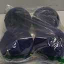 4 Pcs Large Velvet Christmas Balls 6 Inch Christmas Tree Decorations Xmas Ornaments Balls for Family Holiday Wedding Party Xmas Tree Hanging Decoration (Navy Blue)