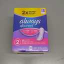 Always Discreet Incontinence Panty Liners for Bladder Leaks, Size 2, Very Light Absorbency, 120 Count