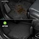 TAPTES for Hyundai Palisade Hybrid Floor Mats 2026, All Weather Car Floor Liners Rubber Carpet for Palisade Hybrid Calligraph Interior Accessories 7/8 Passenger Not Fuel Model