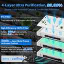 KINGSOM 310m³/h Laser Fume Extractor, Solder Fume Extractor Strong Suction for M1/S1/P1 Laser Cutter, Laser Engraver, 3D Printing, Large