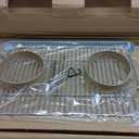 Bakken 8-Piece Stackable Bakeware Set - Ceramic Non-Stick Coating, Baking Sheets, Assorted Baking Pans, PTFE, PFOA & PFOS Free - Healthy Baking, Ergonomic Handles, Cooling Rack, Non-Toxic, Oven-Safe (Pack of 8, Gray Marble)