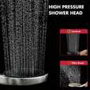 Shower Heads With Hoses,Detachable 3 Spray Mode High Pressure Showerhead With Handheld Cpray Combo Bathroom (Chrome)
