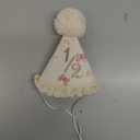 BASCT Bow Half Birthday Hat for Girls – Boho 1/2 Birthday Crown, Baby Girl Pink Party Hat, Half Way to One Bday Decorations, Cake Smash Outfit