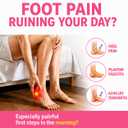 Plantar Fasciitis Night Splint for Sleeping, Soft Memory Foam Foot Brace, Adjustable Overnight Stretch Support for Heel Pain, Achilles Tendonitis & Foot Fatigue Relief, Pink