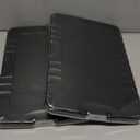 2 Pcs Piasoenc Clipboard with Storage, 8.5 x 11 Organization Box with Pen Holder and A4 Legal Paper Folder, Folio & Side-Opening, Low Profile Clip,for Nurses,Teachers, Size 14 x 9.6 x 1.2 in, Black