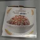 Complete Sourdough Starter Kit | Easy to Clean & Use for Beginners & Bakers | Natural Rattan Proofing Basket with Full Accessories | Sourdough Bread Baking Supplies for Bakers Women Wife (Yellow)