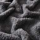 Panku Ultra Soft Cozy Knit Throw Blanket for Couch and Bed, Knitted Luxury Cozy Warm Fleece Blanket Throw, Plush Fluffy and Fuzzy Blankets for Gift (50x60 Inches, Dove Grey)