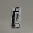 Stainless Steel Band and Case Compatible With Apple Watch Iwatch Ultra Series 11 10 9 8 7 6 5 4 3 2 1 SE 49mm 45mm 46mm 44mm 42mm 41mm 40mm 38mm,Men Women Classic Classy Metal Business (Black&Silver)