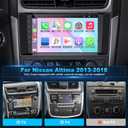 Car Radio for Nissan Altima 2013-2018, Support Wireless Carplay Android Auto, 9' Touch Screen GPS Navigation Head Unit, FM Bluetooth Car Stereo