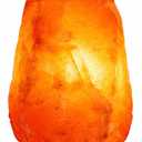 Himalayan Salt Lamp with Dimmer Switch - Natural Crystal Rock Night Light for Home Decor - Hand Carved Salt Lamp with Wooden Base - Soothing Amber Glow Night Light & Gifts (4-6LB)
