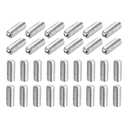 MECCANIXITY 30 Pcs M6-1 x 12mm Grub Screws, 304 Stainless Steel Cup Point Allen Head Screws Internal Hex Socket Drive for Bathroom Fixtures Repair Furniture DIY Project