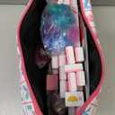 American Mahjong Game Set, 166 Pink Tiles, Pink Bag and Accessories, 4 All-in-One Transparent Rack/Pushers, Mahjong Tiles Set