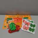 AUGSUN Christmas Party Games Pin The Bow Tie on The Gingerbread Man Activities Xmas Gingerbread Poster with Blindfold and Stickers for Christmas Activity Birthday Party Favor Supplies Family Gathering