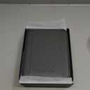 KAMIER Watch Case with Combination Lock - 4 Watch Storage and Jewelry Organizer - Watch Travel Case for Ring and Watch Storage, PU Leather Travel Watch Case, Ideal for Gift (With Gift Box), Grey