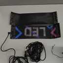 2PCS 13.7'' X 4'' Devil Eyes Light for Cars, Dynamic Big Led Eyes for Car, Programmable Flexible LED Display Soft Screen Devil Eyes Light for Windshield with APP Control and Remote Controller