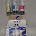 Epson 522 EcoTank Ink Ultra-high Capacity Bottle Black & Color Combo Pack (T522120-BCS) Works with EcoTank ET-2720, ET-2800, ET-2803, ET-2840, ET-4700, ET-4800, ET-4810