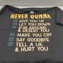 Never Gonna Give You Up T-Shirt 100