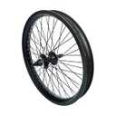 20 inch x 1.85" Heavy Duty Bicycle Rear Wheel Rim 12 Gauge, Double Wall Aluminum Alloy 48 Spokes Wheel, 20" Bike Rear Rim 135mm (Black) Disc Brake