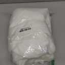 White Fleece Throw Blanket, 50x60 inches