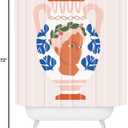 Society6 Greek Goddess Vase Beshka Kueser Shower Curtain, 72" x 69", Multi