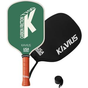 Pro Pickleball Paddles Carbon Fiber, 16mm USAPA Approved T700 Pickleball Paddle with Lightweight Polypropylene Honeycomb Core, Comfort Grip, Professional Pickleball Racket with Cover Case