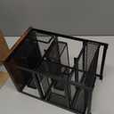 Tea Bag Organizer with 5 Drawers, Wooden & Metal Tea Storage Organizer for TeaBags, Coffee Pods, Creamers & Sugar  Countertop Tea Bag Holder for Coffee Bar and Kitchen, Space-Saving Tea Storage Rack