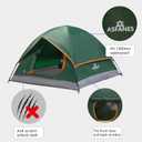 ASFANES Camping Cat Tent, Outdoor Waterproof Cat Or Small Dog House 21.6x21.6x14.9'', Army Green, S.(The Pole has Been Improved).