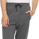 PURE CHAMP Mens Sweatpants 3 Pack Fleece Active Athletic Workout Jogger Sweatpants for Men with Zipper Pocket Size S-3XL (Gray, S)