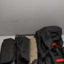 Premium Large Carrying Christmas Ornament storage Box with Clear Lid, 3" Compartment, Contains 10 Trays, Keeps 200 Holiday Ornaments & Xmas Accessories, Made Of Tear Proof Made Of 600D Oxford Fabric (Black)