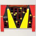 Mooliwe 28 Pcs Movie Night Bulletin Board Classroom Decor Backdrop Red Carpet Movie Party Light Camera Action Star Cutout DIY Bulletin for Welcome School New Grade Door Chalkboard Wall Birthday Decor