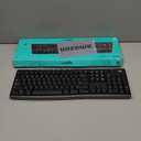 Logitech K270 Wireless Keyboard for Windows, 2.4 GHz Wireless, Full-Size, Number Pad, 8 Multimedia Keys, 2-Year Battery Life, Compatible with PC, Laptop, Black (1 Pack)