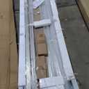 Bathroom Corner Shower Enclosure, 34 in. L x 34 in. W x 76 in. H, 1/4 in. (6mm) Thick Clear Tempered Glass Door, Dual Sliding Doors with Brushed Gold Hardware Kit (Brushed silver, 34 * 76)