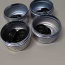 4pcs 2.72'' Trailer Hub Dust Caps, Trailer Spindle Bearing Dust Cap Cup Grease Cover Caps & Extra Rubber Plugs for 7000 to 8000 lb Boat Trailer Dexter EZ Lube Trailer Camper RV Axle