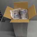 I00000 100 Pack 12 oz Gold Plastic Cups, Gold Rimmed Disposable Cups, Disposable Wine Glasses Cocktail Glasses Premium Cup with Golden Rim, 12 Ounce Plastic Tumblers for Party & Wedding