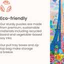 WerkShoppe Strawberry Fields1000 Piece Jigsaw Puzzle, Floral Bouquet Puzzle