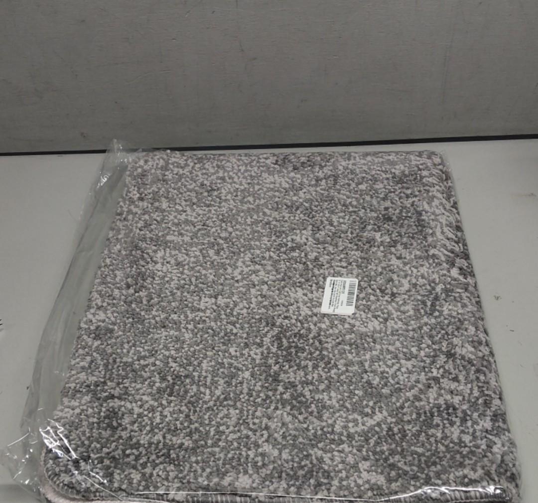 Dark Gray and Light Gray Bathroom Rugs 27.5"x19.6",Extra Soft Absorbent Thick Shaggy Bath Mat, Non Slip Quick Dry Bath Mat, Machine Washable bath rugs for bathroom, Microfiber Rugs for Shower Bathtubs