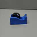 IHOMECOOKER Desktop Tape Dispenser Adhesive Roll Holder (Fits 1" & 3" Core) with Weighted Nonskid Blue