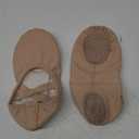 Nexete Soft Leather Balle Dance Shoes Split-Sole Slipper Flats Shoes Pink Black & Nude Color for Toddler Girl Boy Kid Women