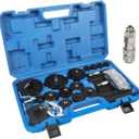 CMTOOL Brake Master Cylinder Bleeder Kit, 12PCS Brake Bleeder Adapter Set with Japanese Quick Connector, Compatible for Benz, Compatible for BMW, Compatible for Ford, Compatible for Tesla