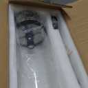 Modern Large Glass Kitchen Island Pendant Light,Black 6'' Clear Adjustable Island Pendant Lights,1 Light Indoor Pendant Light, for Kitchen Dining Bathroom Bedroom,Included 2 Bulb