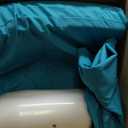 Outdoor Chair Cushions for Patio Furniture with Waterproof Detachable Cover, Deep Seat Couch Cushion Replacement and Backrest Pillow Set for Sectional Sofa, 25.6 x 25.6 Inch, Teal, Set of 2