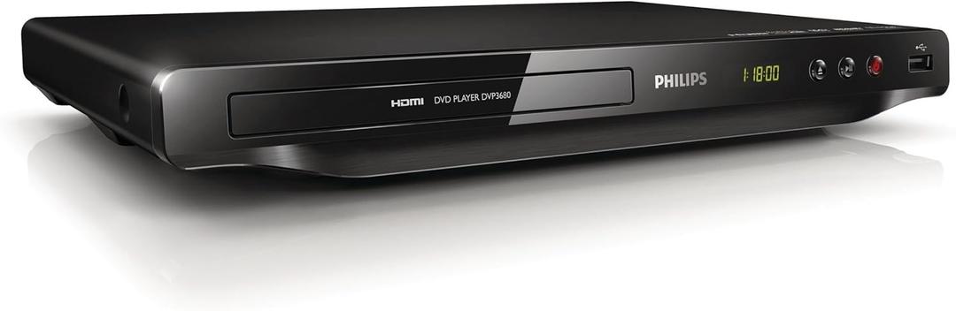 Philips All Multi Region Zone Free PAL/NTSC DVD Player HDMI 1080p (Black)