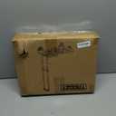 Folding Hand Truck 500 LB, Portable Heavy Duty Dolly Cart with 4 Wheels (2 with Brake) & Extendable 26" Plate, Collapsible Luggage Trolley with 2 Elastic Straps for Travel, Moving, Camping