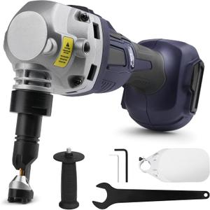 Cordless Metal Nibbler for Makita 18V Battery, 800W Sheet Steel Cutter with 2200RPM Brushless Motor, 360 Degree Rotating Blades for Cutting Stainless Steel, Aluminium, Plastic (Battery not Included)