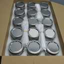 8 oz Mason Jars with Airtight Silver Lids - 30 Pack Small Glass Jars Set with Labels, Twine & Mesh Bags - Wide Mouth Canning Jars for Party Favors, Baby Shower, Wedding & Bulk Crafts