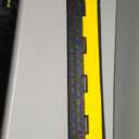 Kable Kontrol Atlas Cable Protector Wire Ramp - 2 Channel - 1 Pc - 39" Long Black & Yellow - 20,000 Lbs Load Capacity - Rubber Speed Bump Wire Protector Cord Cover - CP9972