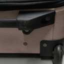 U.S. Traveler Rio Rugged Fabric Expandable Carry-on Luggage, 2 Rolling Suitcase, Pink, 2 Wheel-2 Piece